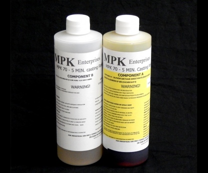 2 lb Kit : MPK-70 : 5 Min Polyurethane Casting Resin - Hobby Silicone